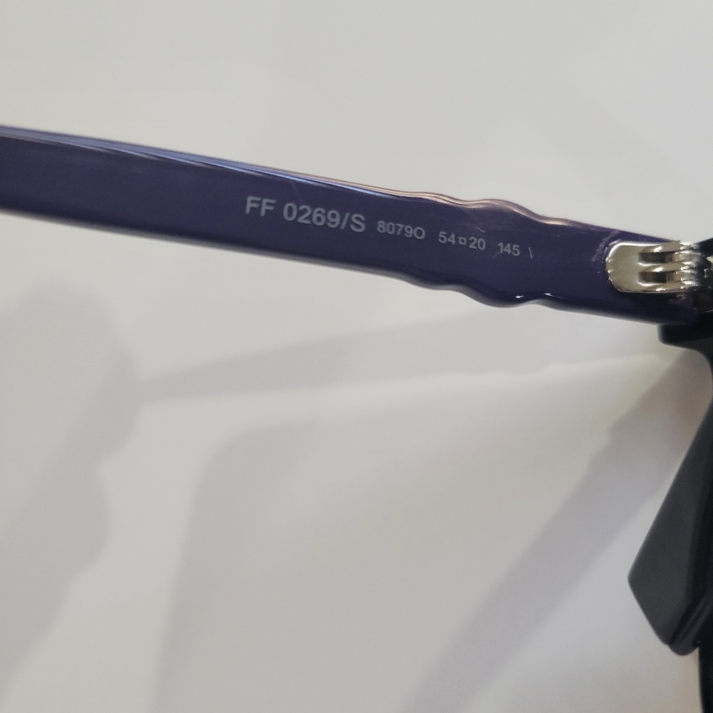 Fendi Square Sunglasses Black Silver Studs - Picture 2 of 13